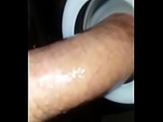 Having fun with male sex toy part 2