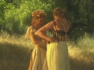 Retro lesbians the hot and horny milf licks: first the bath