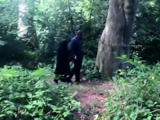Arab milf with big boobs gets pounded hard by a black bull