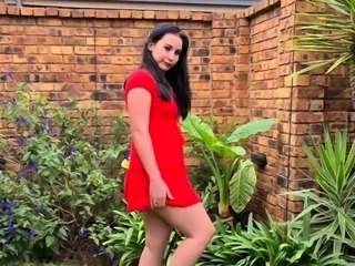 Curvy brunette milf reveals her kinky side in the outdoors