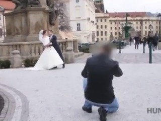 HUNT4K. Married couple decides to sell brides pussy for good price