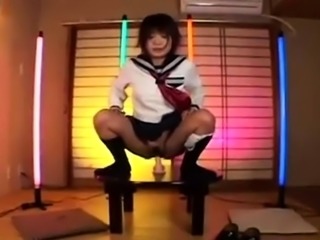 Asian Amateur Orgasms with Dildo