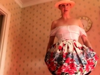 Blonde big titted amateur milf banged