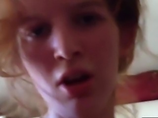 Mature Blonde Enthusiastically Rides in POV Video