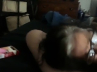 Milf Loves Sucking and Stroking Big Cock Until It Explodes
