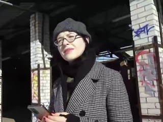 GERMAN SCOUT - Black Hair PAWG Glasses Girl Melli Venom