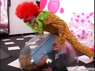 Sexy Girl Gets Ass Fucked By A Clown