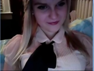 Sexy 18 year old Skype friend shows all!! =)
