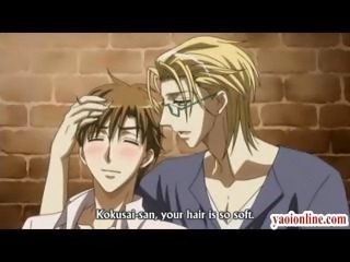 Unforgettable hentai gay kissing