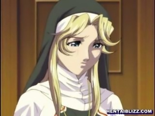 Sexy hentai nun with round tits hard fucked