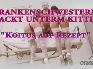 Krankenschwester nackt unterm Kittel german