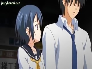 Wanton hentai teenie riding a cock