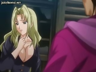Anime gets screwed by a large dick
