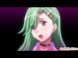 Big busted hentai chick sucks and fucks a horny cock