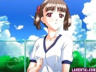 Hentai teen in swimsuit fucked