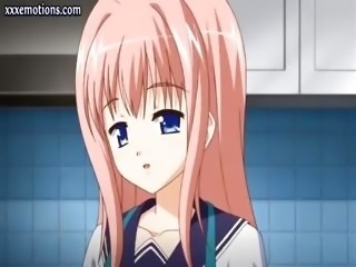 Cute anime girl licking a cock