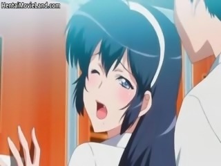 Busty anime schoolgirl banged rough part4