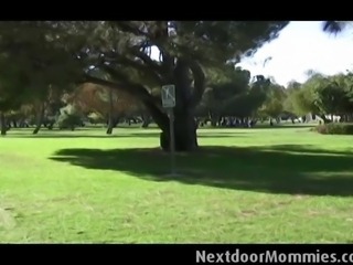 Mom picked up at the park gets fucked