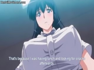 Busty anime schoolgirl banged rough