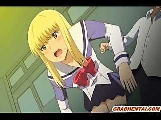 Gagging hentai coed groupfucking by bandits