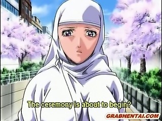 Bondage hentai fingering wetpussy and squirting cum in ceremony sex