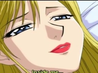 Japanese hentai sucking cock and poking from behind