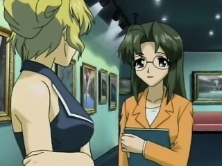 Tied up hentai teen gets toyed