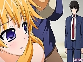 Hentai cutie fingered and fucked