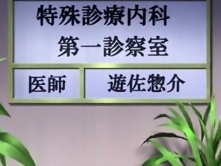 Lonely hentai nurse masturbates wet snatch in public