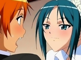 Hentai brunette taking cock in wet pussy from behind