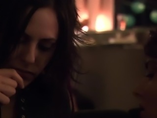 Katherine Moennig kissing unknown actress - The L Word
