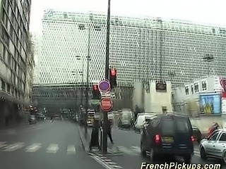 french Milf picked up for deep anal