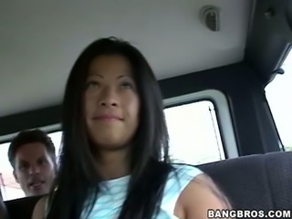 Tight Asian Pussy On The BangBus
