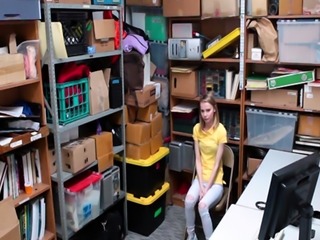 Real teen shoplifter cum
