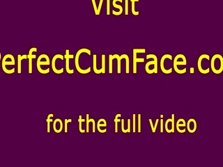 Chubby mature Britt covered in bukkake cum