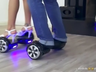 hoverboard sucking and fucking with stacked latina luna star