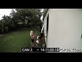 Naughty teen bitch deepthroats and rides a huge schlong