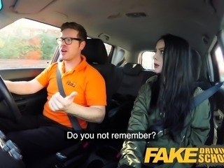Fake Driving School Hard sex and creampie