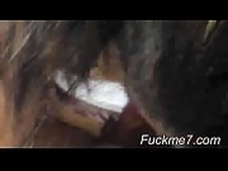 Blindfolded Cumslut Gargles My Cock And Swallows My Load