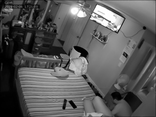 Bedroom mexican guy fuck his wife on IPCAM CCTV