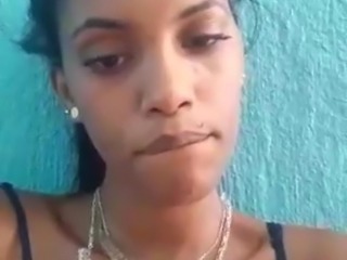 Hot black girl doing selfies