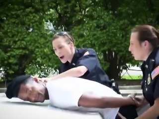 Police officers help with a robbery.