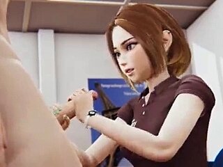 Samsung Sam Assistant gets creampied by a customer - 3D Porn