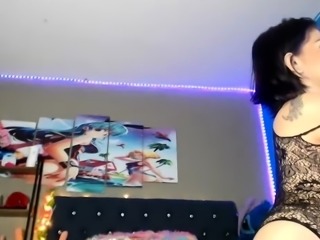 Stacked brunette goes solo toys and masturbation